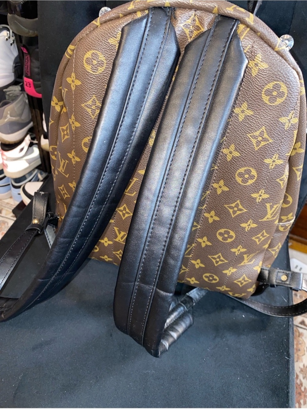 Louis Vuitton Brown Monogram Canvas Backpack - Picture 2 of 3